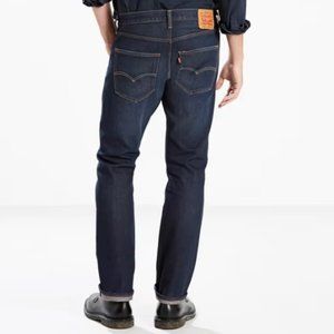 LEVI’S Men’s 501 Dark Wash Jeans 35” Waist